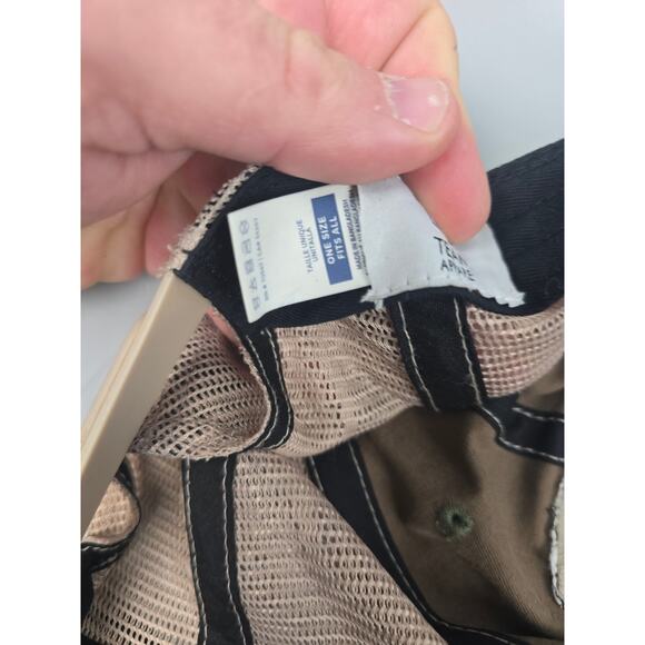 Carolina Panthers NFL‎ Team Apparel Camo Trucker Hat Snapback Adjustable - Picture 16 of 16